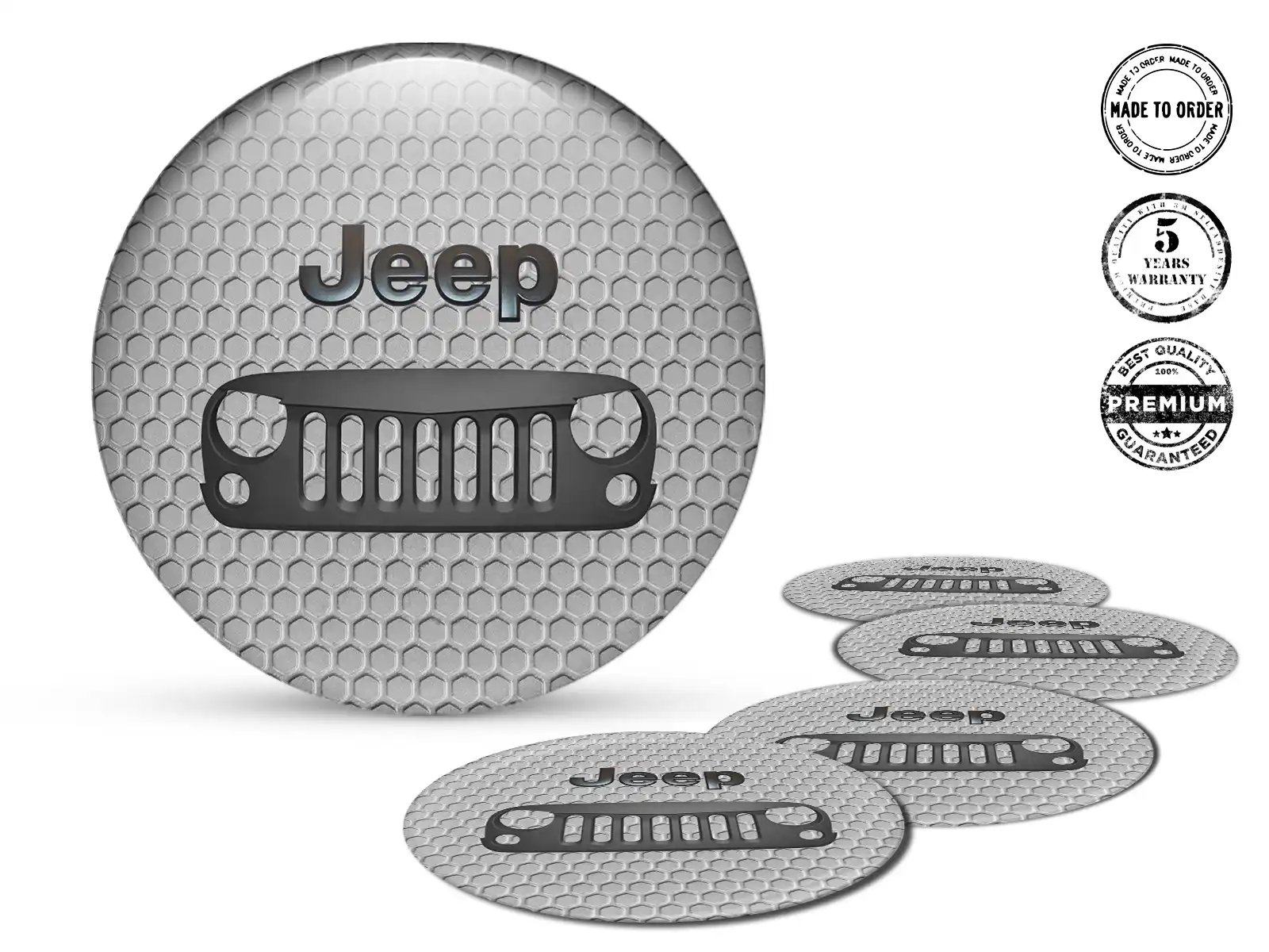 Jeep Ruota Adesivo Stile Loghi Cupola Lusso